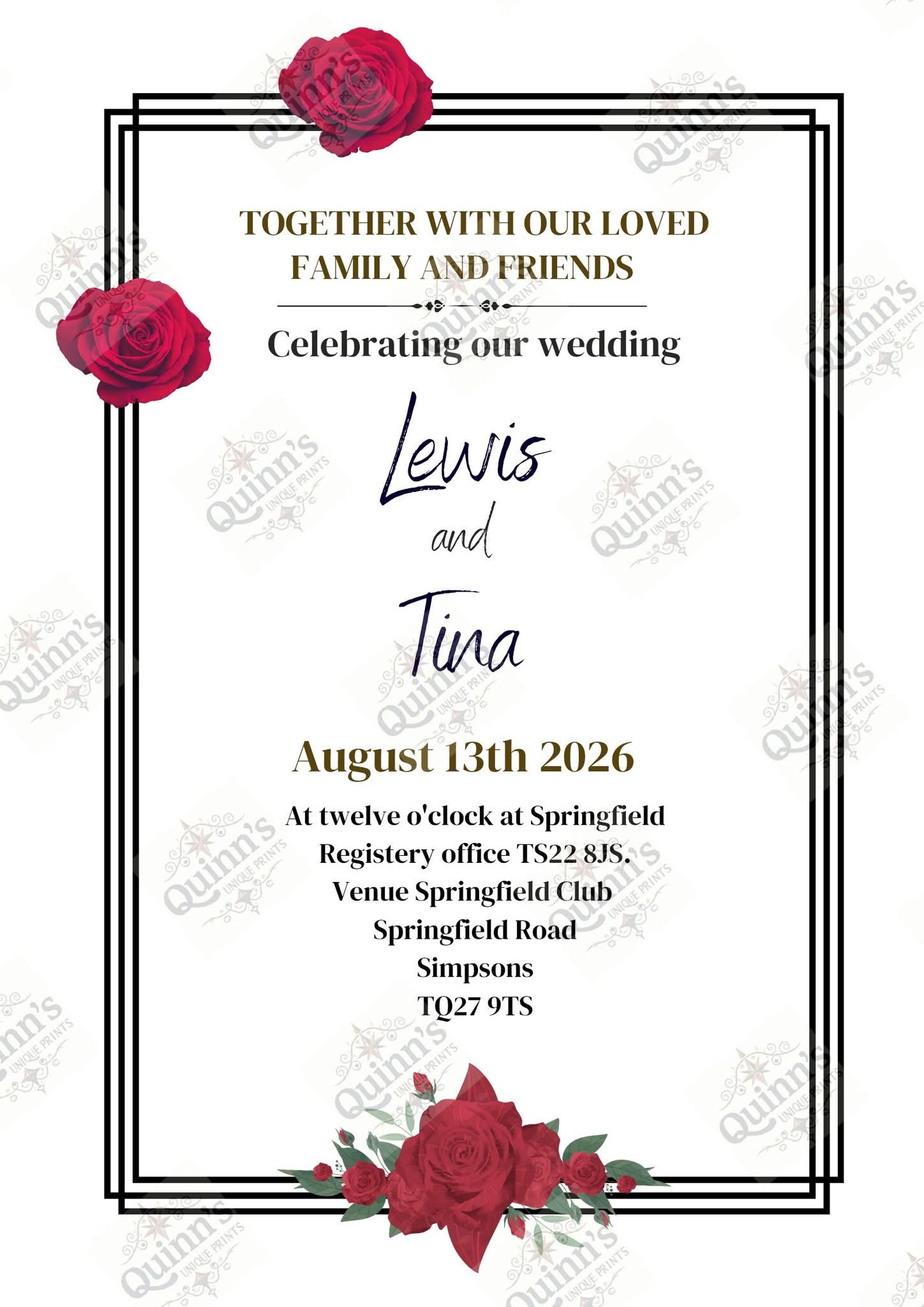 Quinns unique digital prints