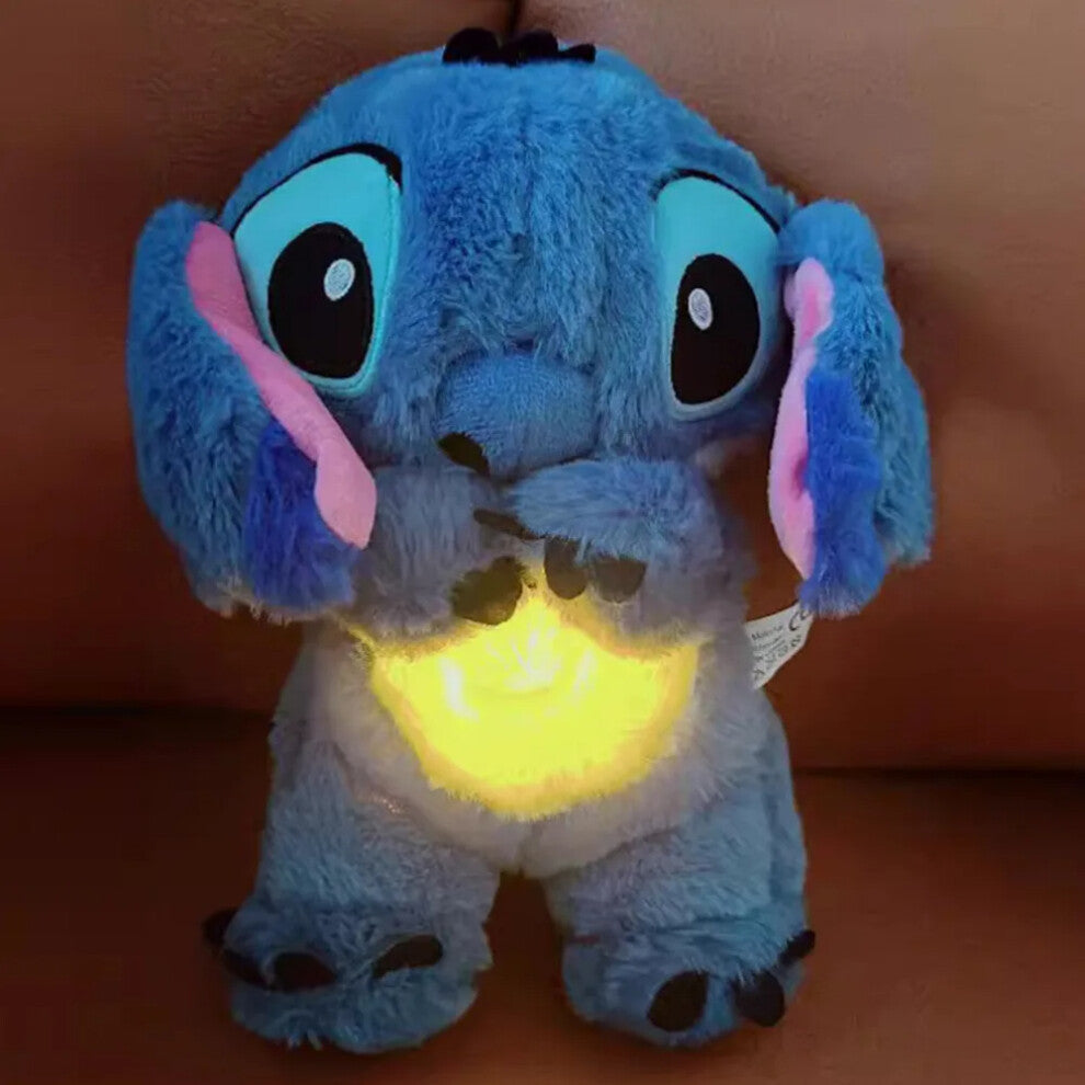 (Sleep and breath) Plush Doll Baby Sleeping Companion Sound Soothing Musical