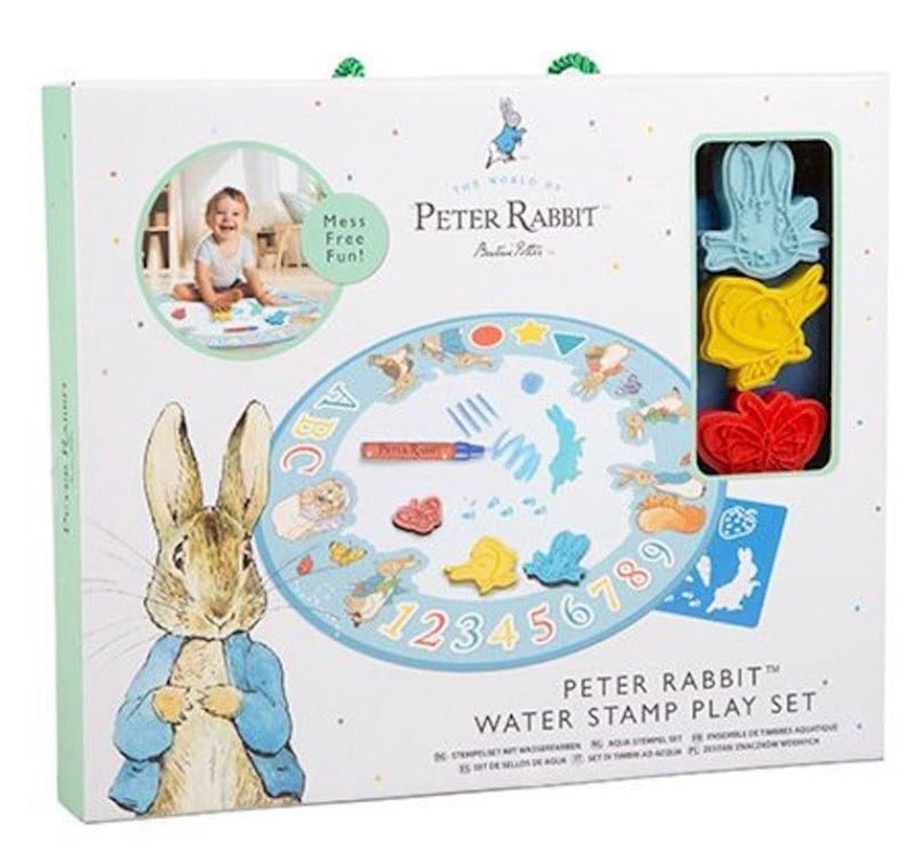 Peter Rabbit Water Stamp Play Set Reusable Water Painting Mat