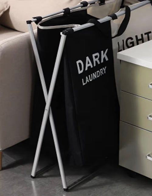 3 compartment washing basket