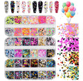 36 Color Nail Sequins