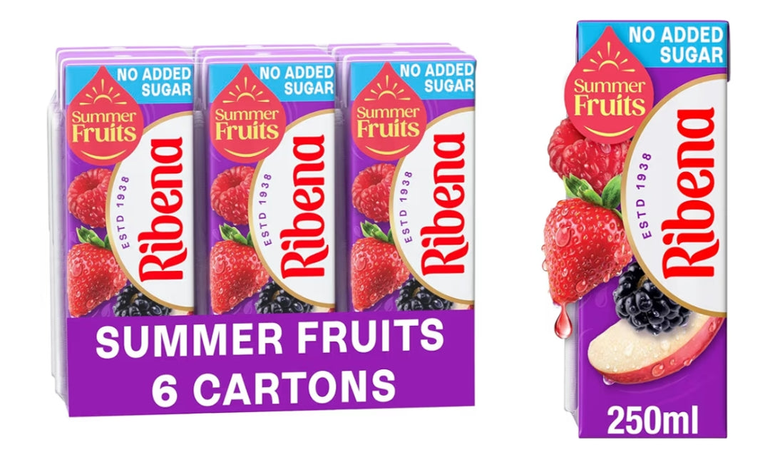 Summer Fruits No Added Sugar Cartons x6