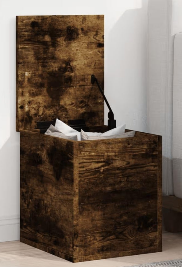Smoke oak storage box