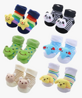 6 pair boys babies booties