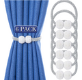 Pack of 6 Pearl curtain tie backs