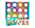 12 Pack of bath bomb Dino eggs