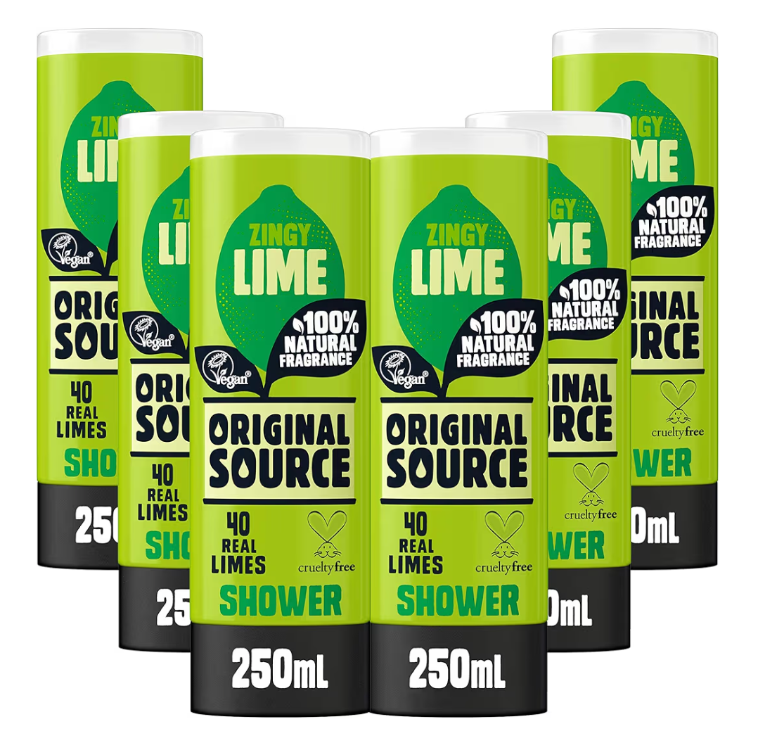 X6 Zingy Lime Shower Gel