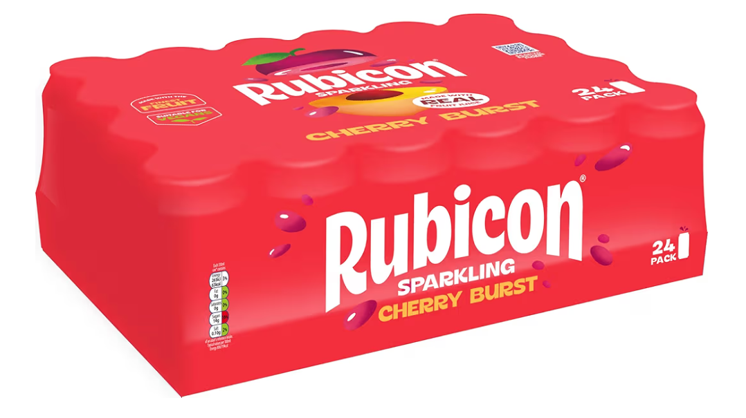 Sparkling Cherry Burst Flavoured Fizzy Drinks Multipack 24