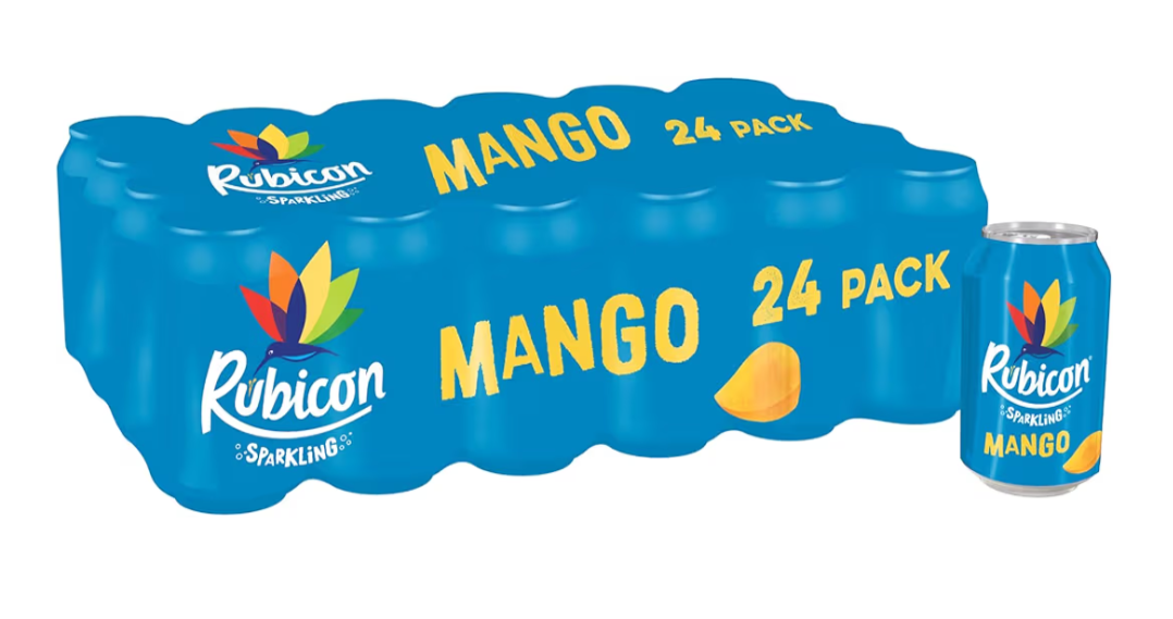 Mango Flavoured Fizzy Drinks 24 pack