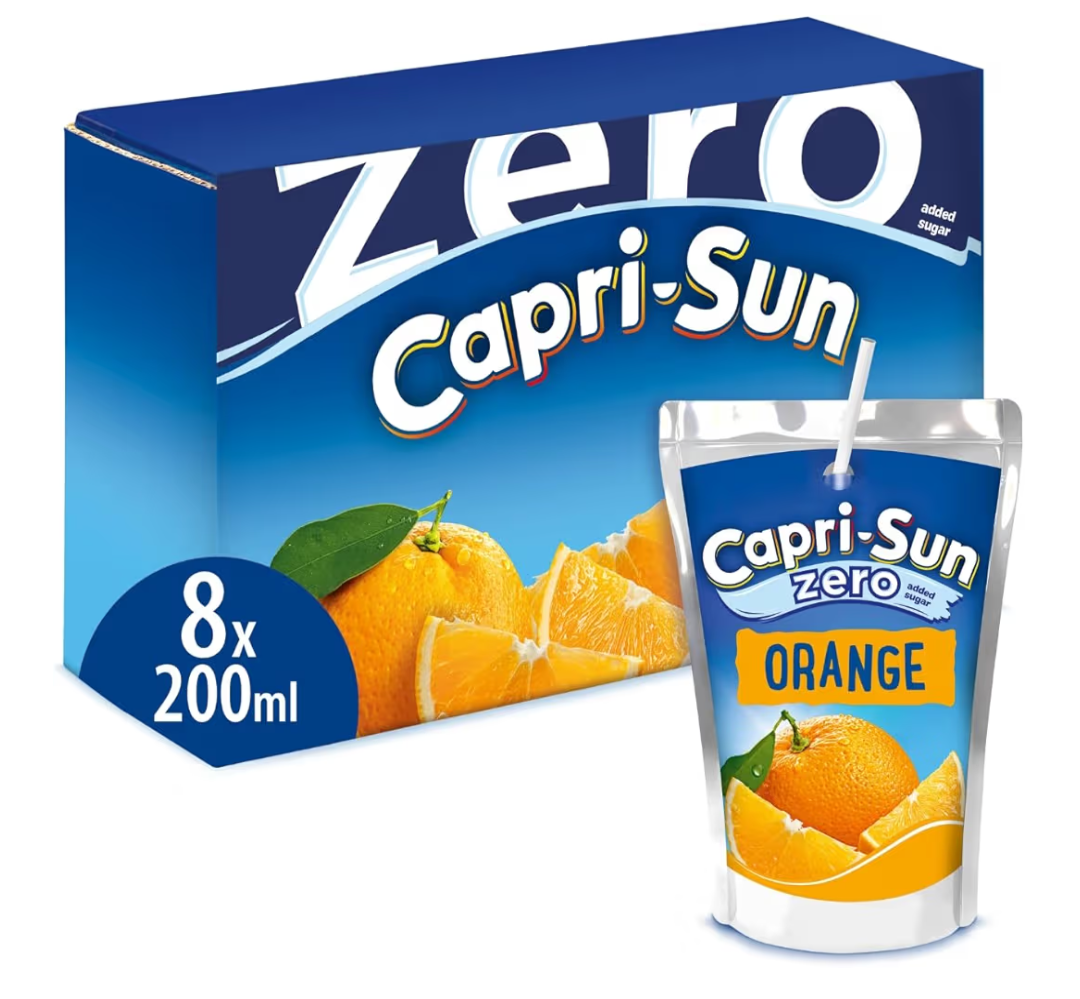Zero Orange Pack of 8