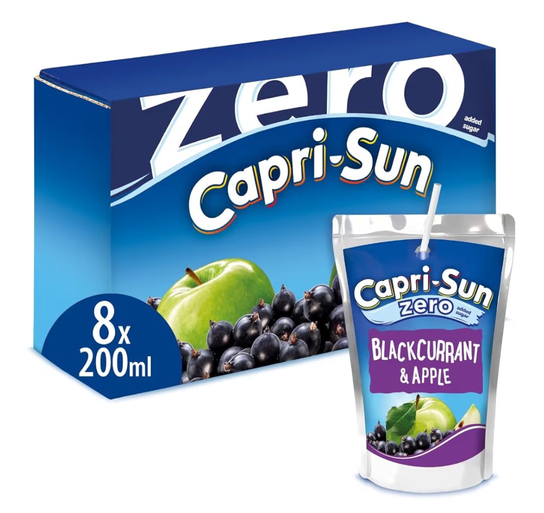 Zero Blackcurrant Pack of 8