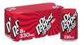 Zero Sugar Fizzy Dr Pepper Pack of 8