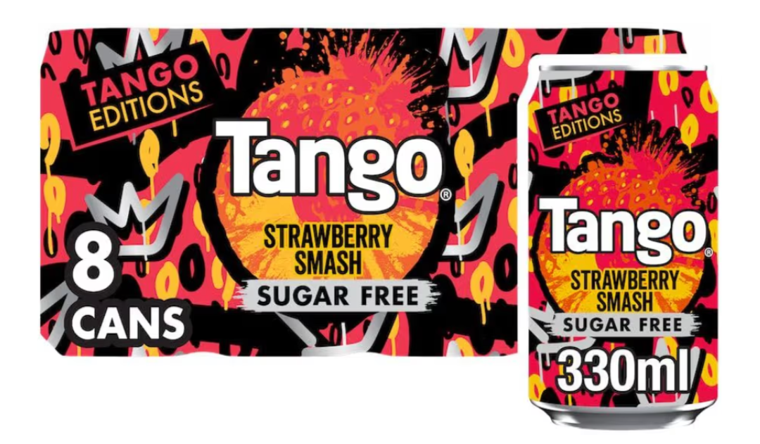 Zero Sugar Fizzy Tango Strawberry Smash Pack of 8