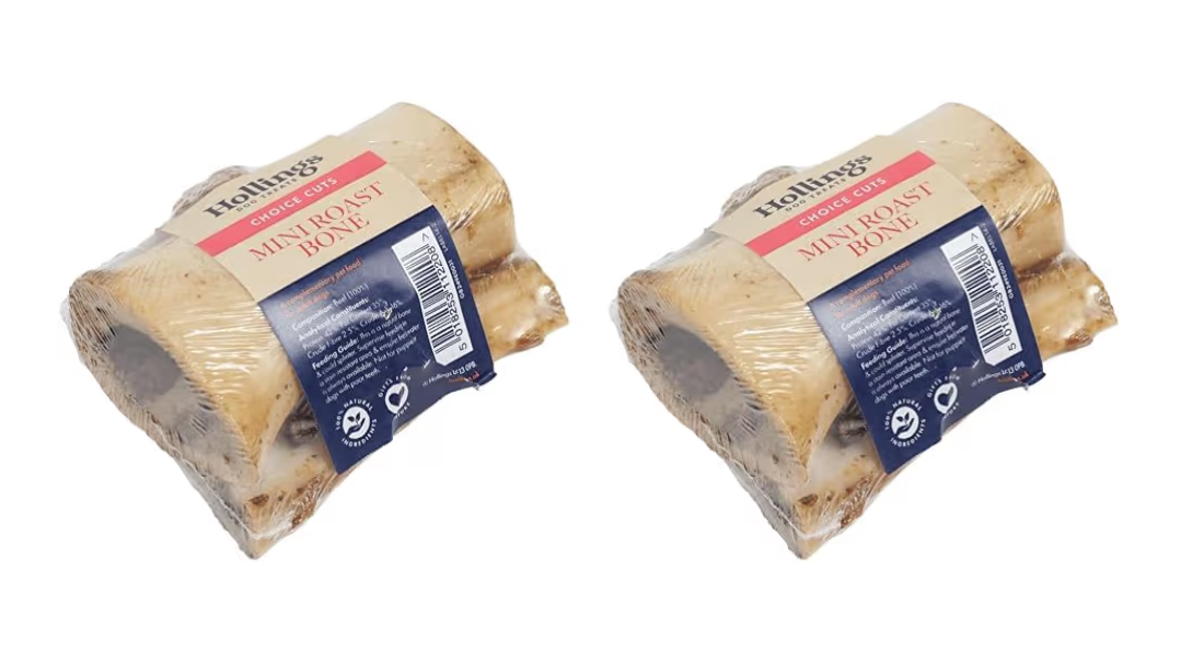 Pack of 2 Mini Roast Bone For Adult Dogs