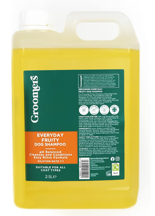 2.5L fruity dog shampoo