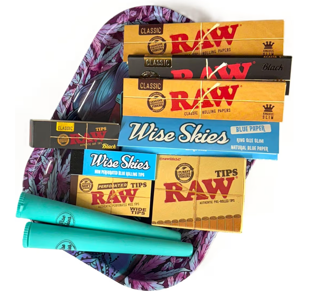 Rolling Tray Kit with Grinder & Accessories