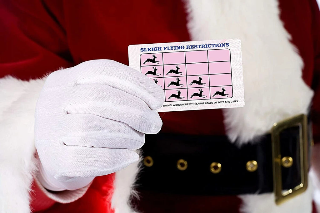 Santa Claus Lost Driving Sleigh Licence