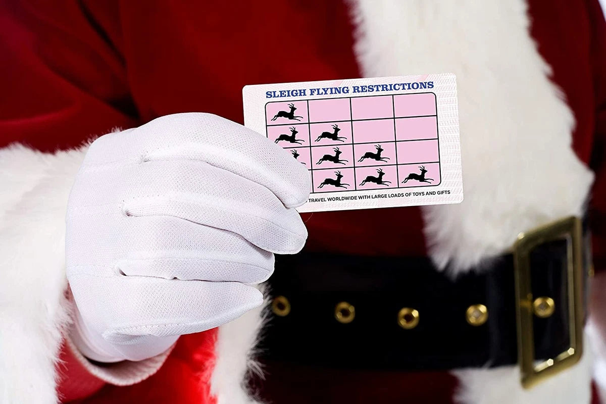 Santa Claus Lost Driving Sleigh Licence