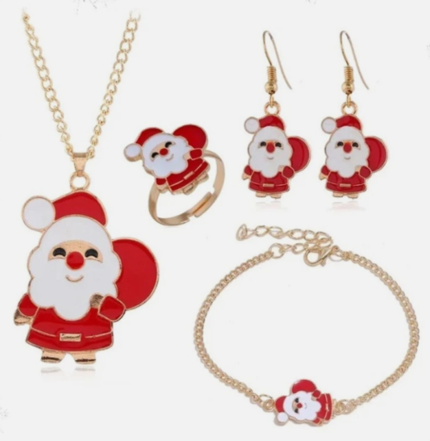 Santa Jewellery 4pc Set