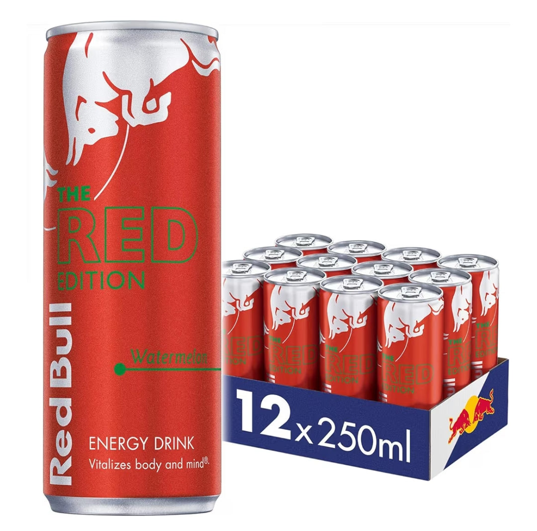 Red Bull Energy Drink Red Edition Watermelon x12