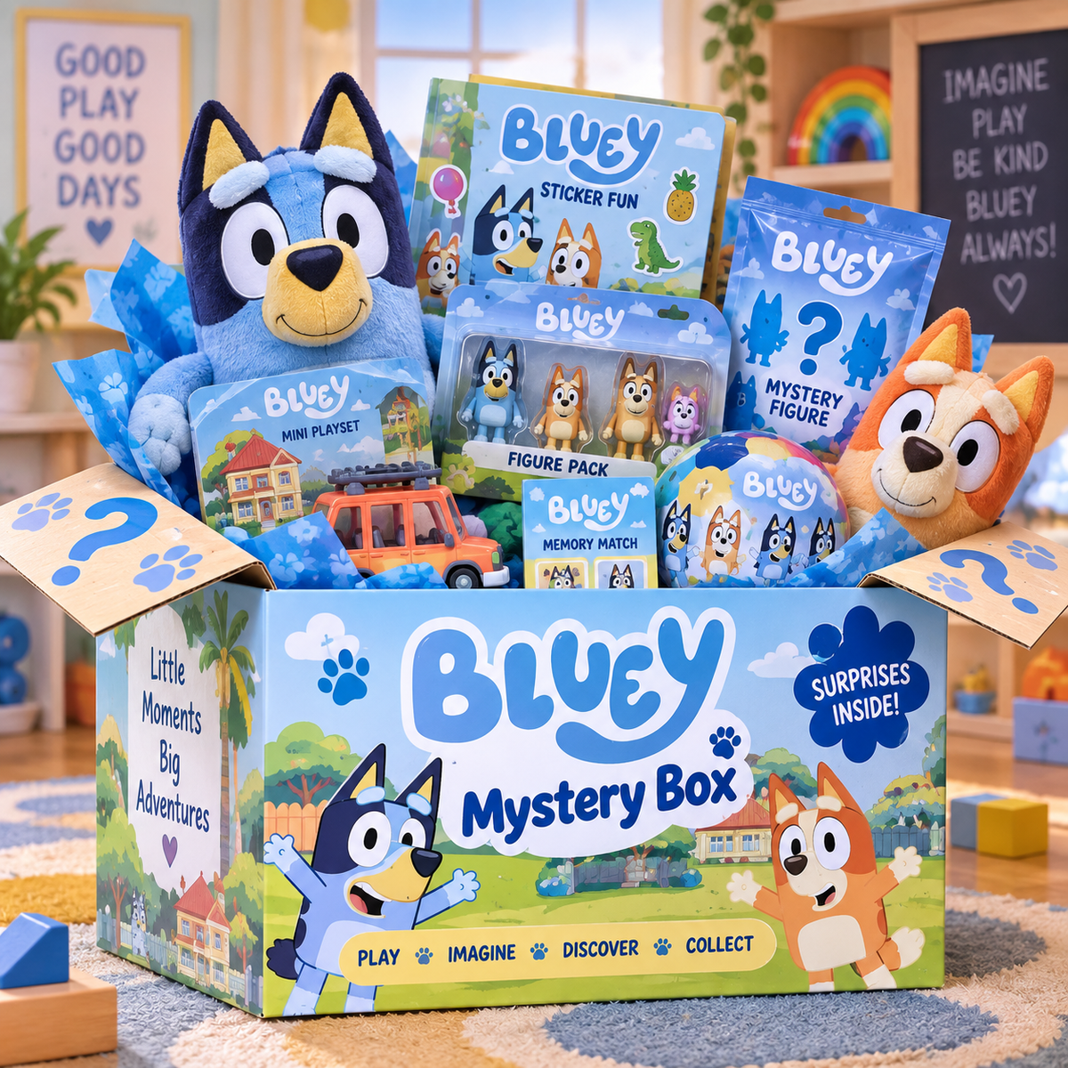 Bluey mystery toy box