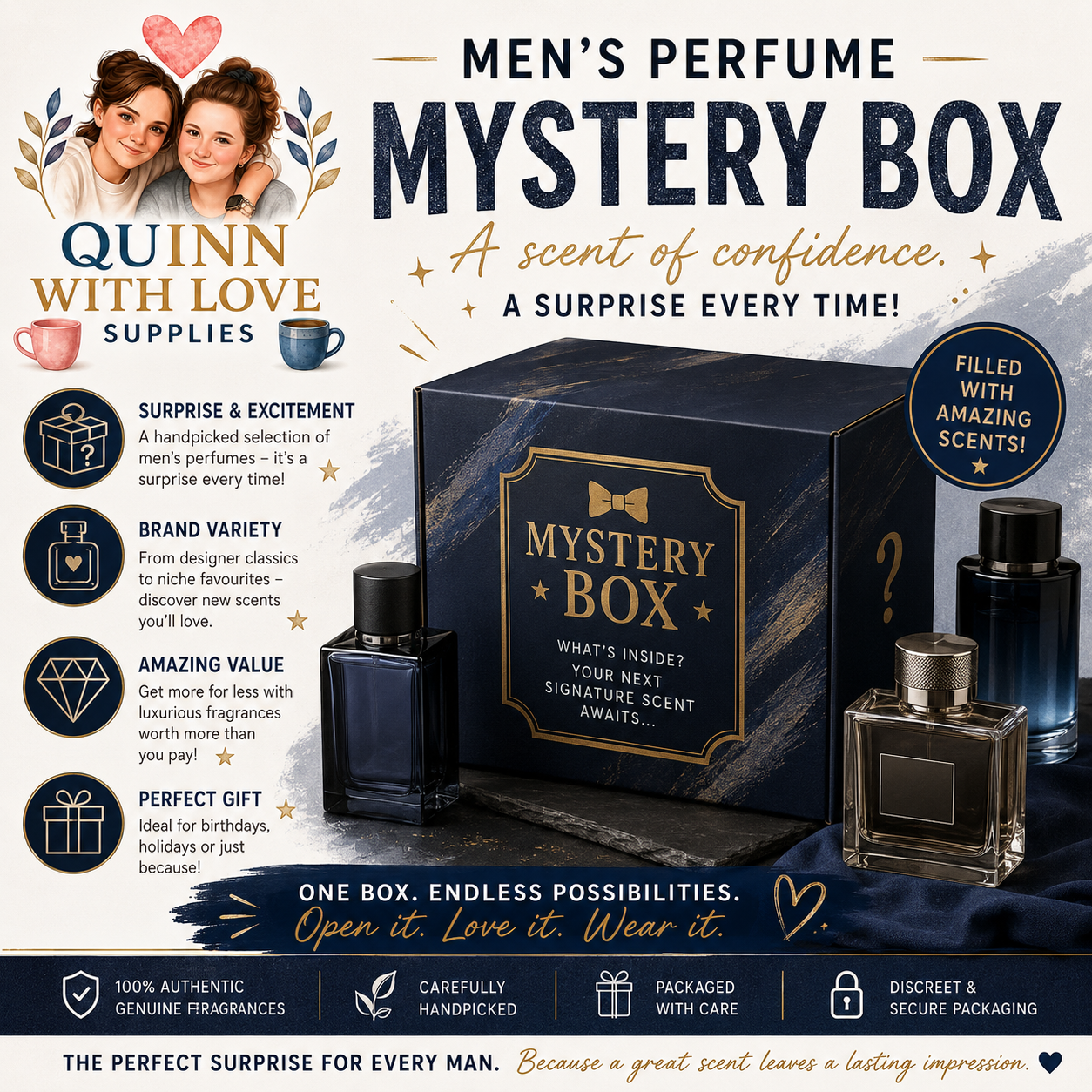 Mens perfume mystery box