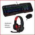 Keyboard mouse and headset