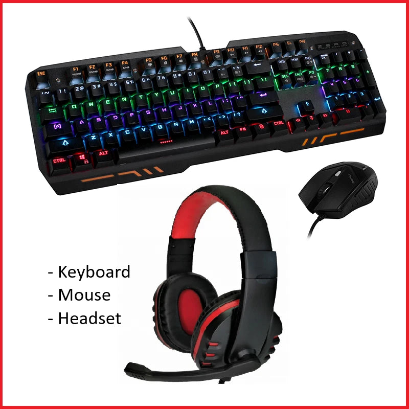 Keyboard mouse and headset