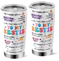 To my bestie stainless steel tumbler