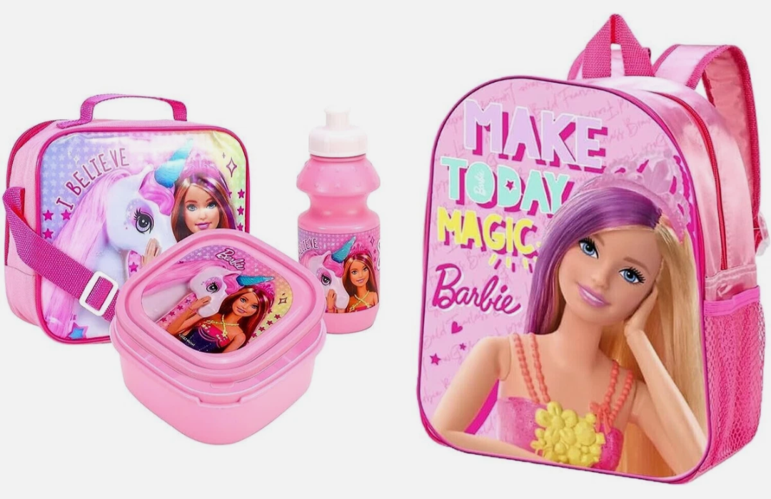 Character back to school back pack 4 piece set