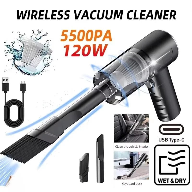 Wireless Vacuum Cleaner 120W High Power