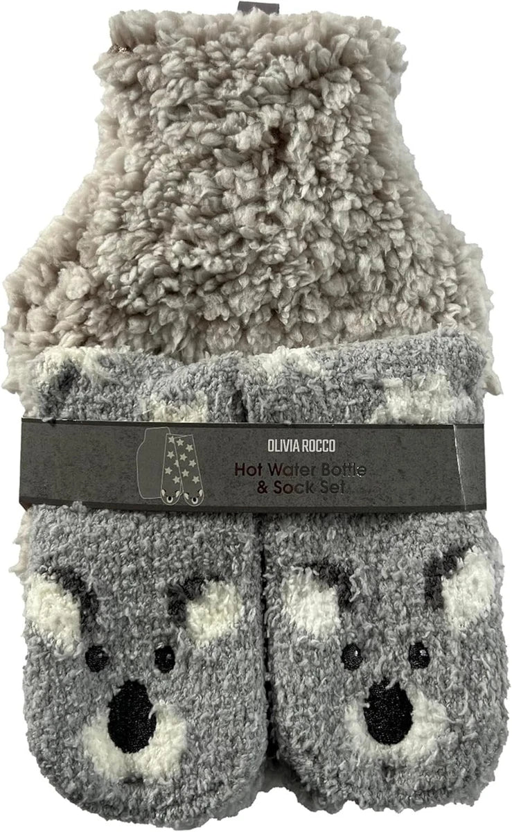 Hot Water Bottle & Socks Set