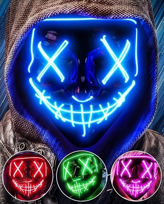 LED Halloween mask