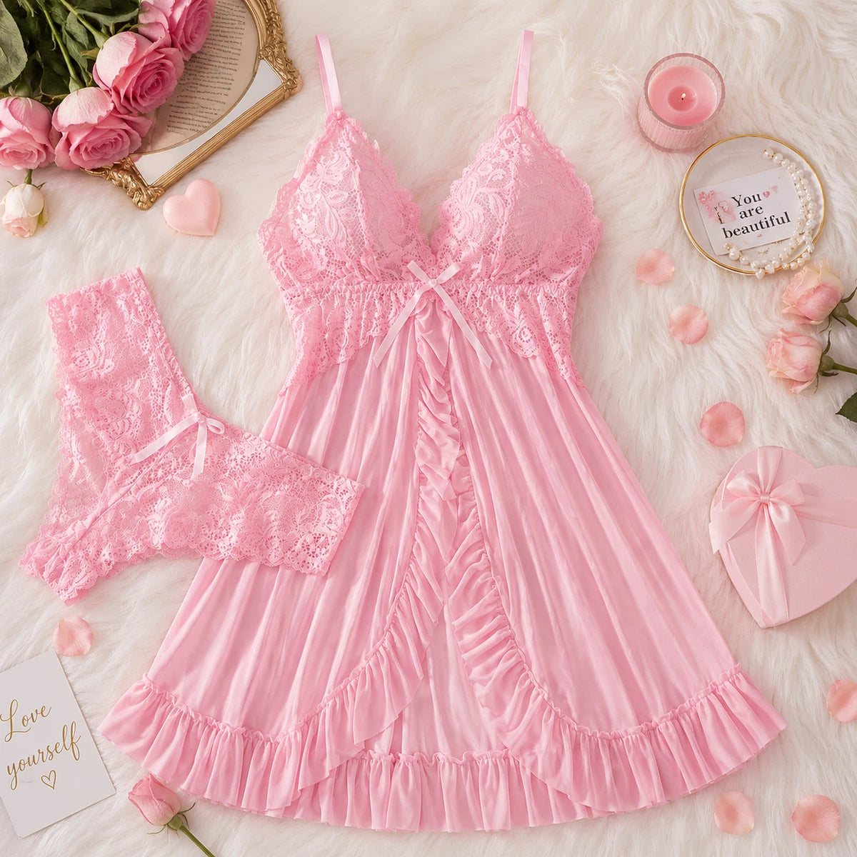 Women’s Lace Lingerie Set
