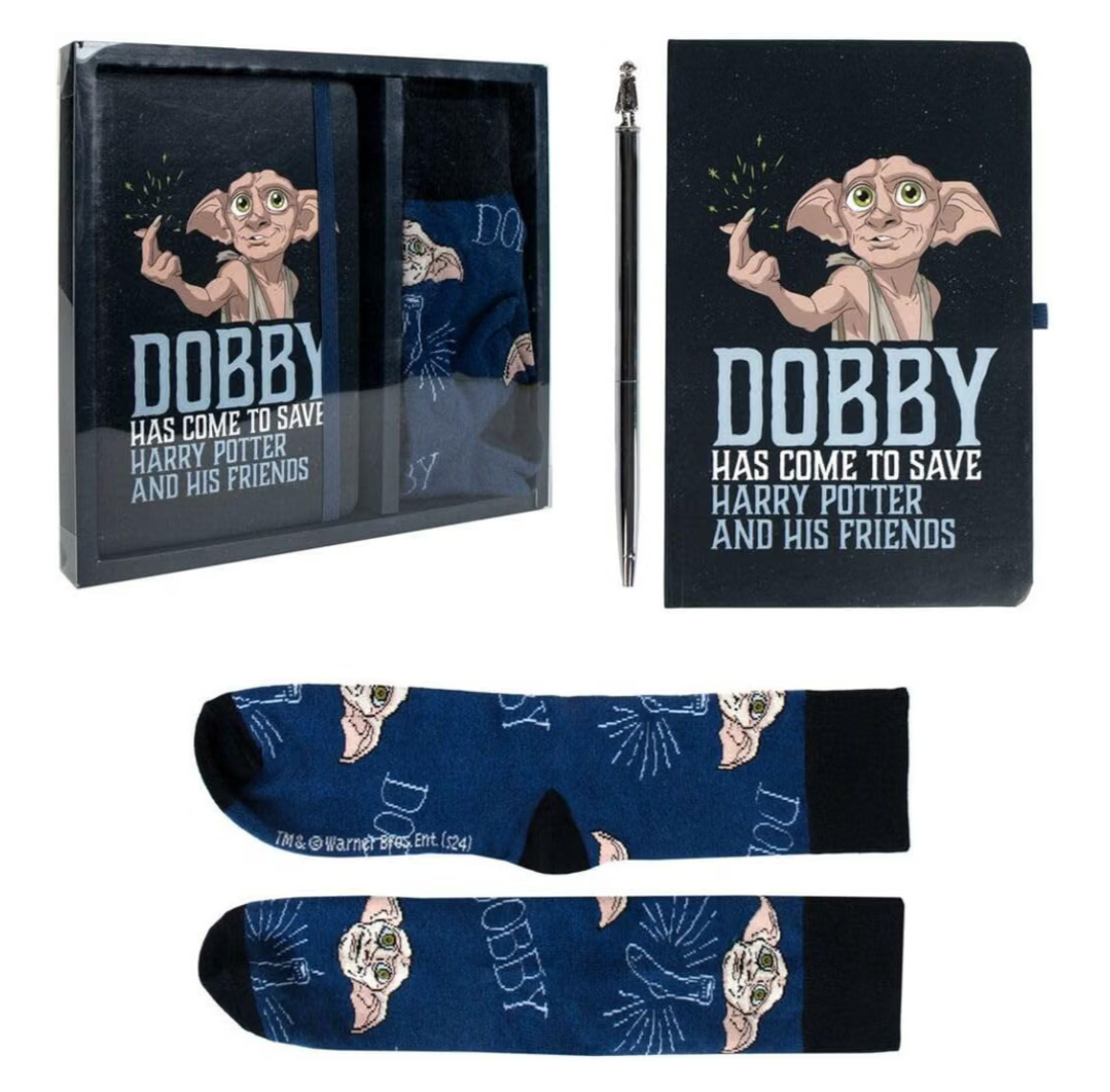 Stationary and socks gift set