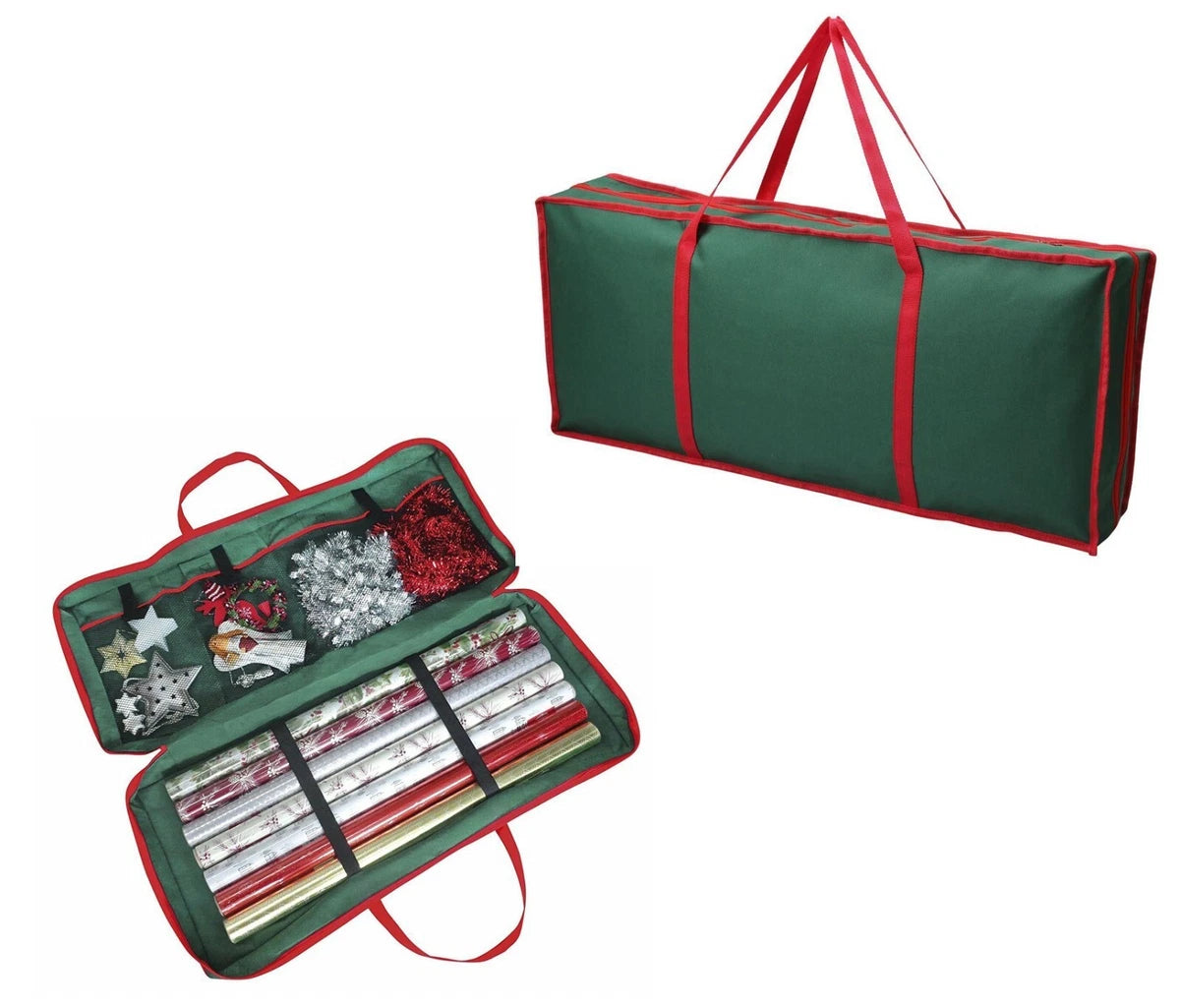 Christmas Wrapping Paper Storage Bag