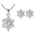 Snow Flake Christmas jewellery set