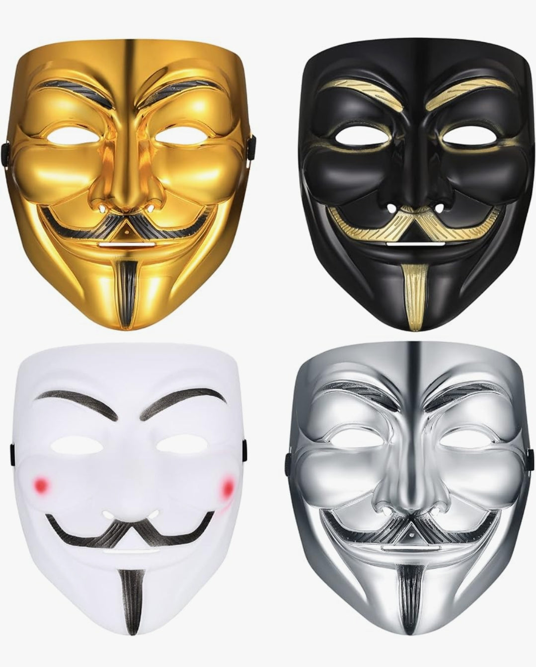 4 Colours Halloween Cosplay Party Mask