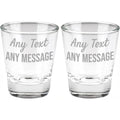 Personalised Shot glass (pack of 2)