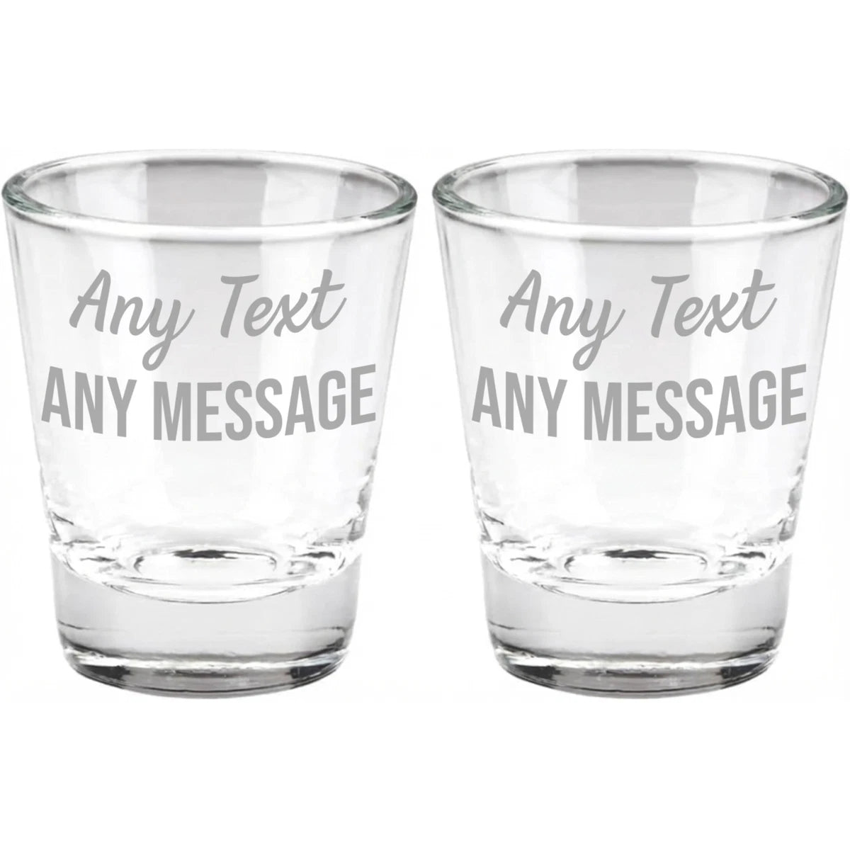 Personalised Shot glass (pack of 2)