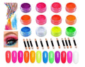 Nail Art Powder Neon Pigment 12 Colour Set