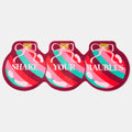 Shake Your Baubles Slogan Christmas Bath Mat