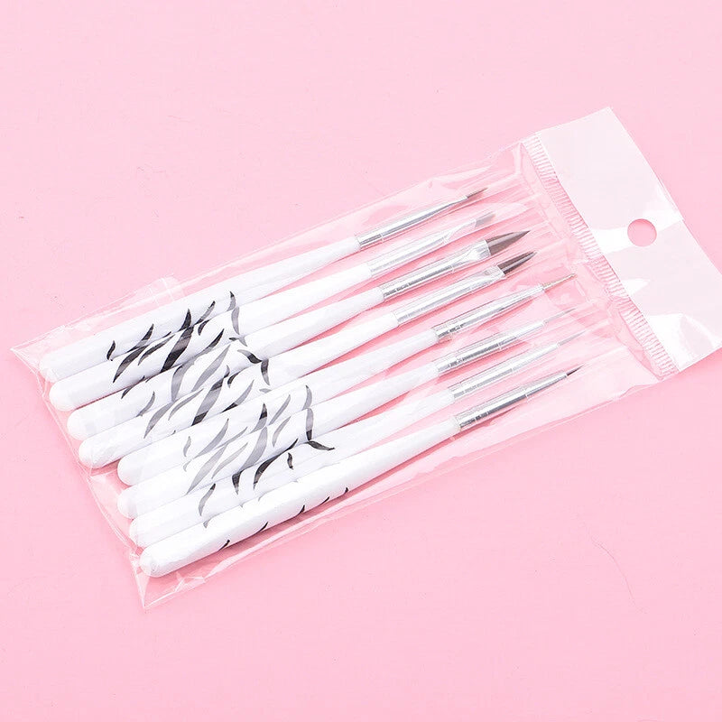 8PCS Nail Art Brush Design Set