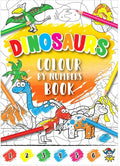 Dinosaurs colouring by numbers
