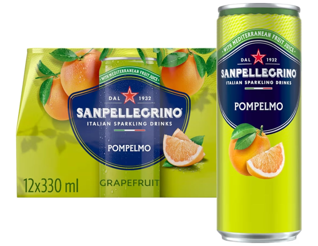 Grapefruit Canned Soft Drink x12