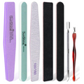 Professional Nail Buffer File Block 7Pcs Nail Polish Remover Tools (random colours sent)