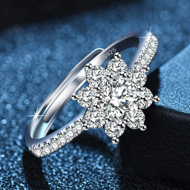 Snowflake Adjustable Ring