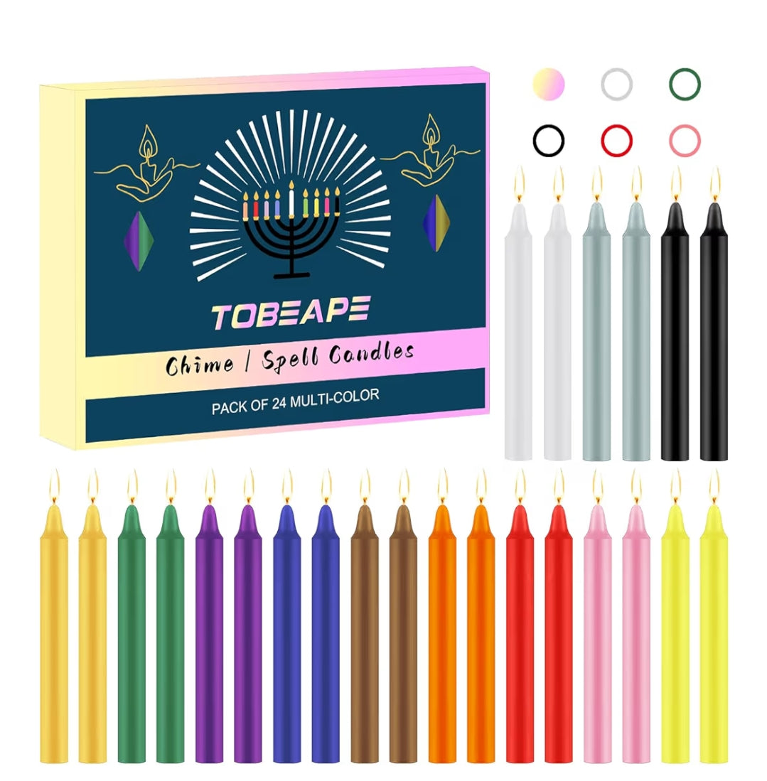 Magical spell candles