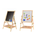 Kids 2 in 1 Wooden Blackboard Whiteboard