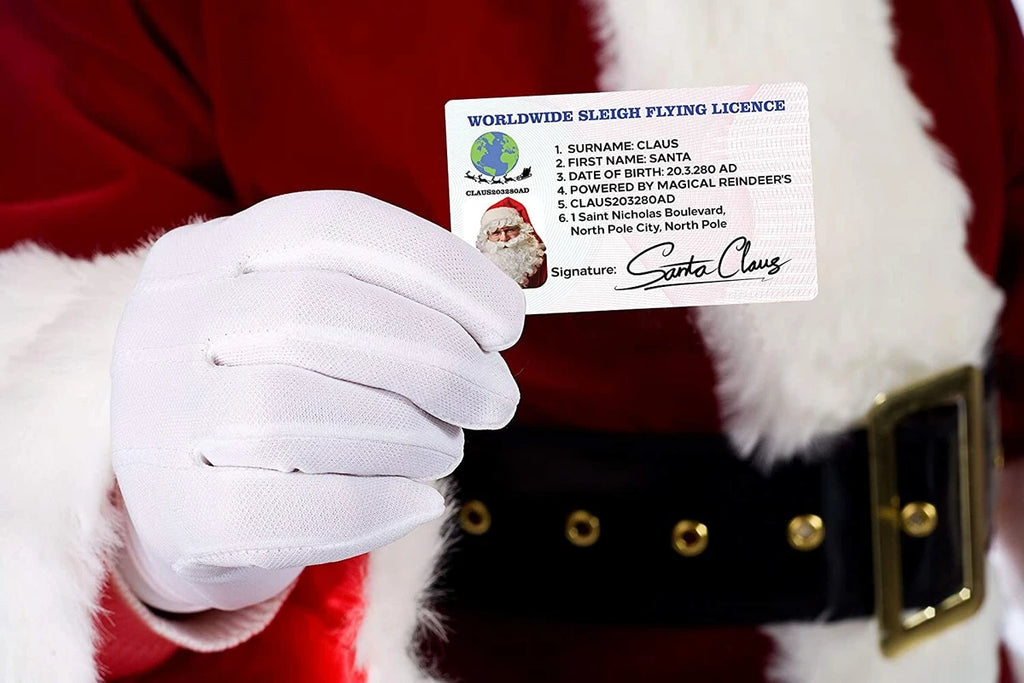 Santa Claus Lost Driving Sleigh Licence